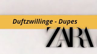 Zara Duftzwillinge  90 Zara Niche and Designer Perfume Dupes [upl. by Tamara]