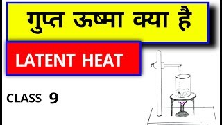 गुप्त ऊष्मा क्या हैंLatent Heat Class 9 [upl. by Ledah569]