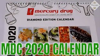 MERCURY DRUG DIAMOND EDITION 2020 CALENDAR [upl. by Trinee]