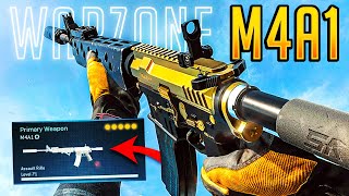 Finally using the M4A1 in WARZONE Class Setup [upl. by Waxler671]