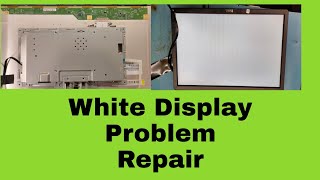 monitor white scree problem PANNEL WHITE SCREEN PROBLEM AND SOLUTION [upl. by Cassandra]