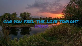 Can You Feel the Love Tonight Lyrics [upl. by Isia55]