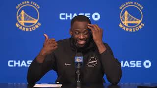 Draymond Green on Grant Williamss Ejection Full Postgame Interview [upl. by Euqitsym]