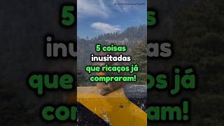 5 coisas INUSITADAS que RICAÇOS já COMPRARAM curiosidades [upl. by Hoem]