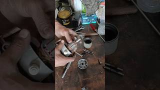 Stunner बाइक सैल्फ मोटर सही करने का आसान तरीका  Stunner bike self motor repair simple method viral [upl. by Llecrad]