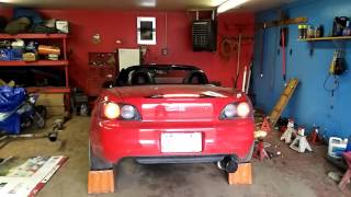 S2000 Tomei Expreme Ti Exhaust w Invidia TP First Start Up [upl. by Valry523]