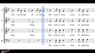 Choirchór Carol of the bells  Bass  score [upl. by Ruprecht]