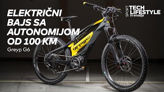 ELEKTRIČNI BICIKL SA AUTONOMIJOM OD 100 KM  GREYP G6 [upl. by Brelje]