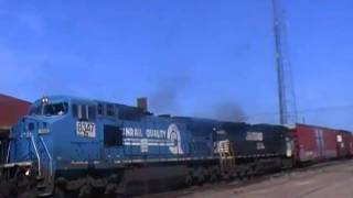 Ex Conrail NS 8347 S3L Horn Auto Train [upl. by Francie115]