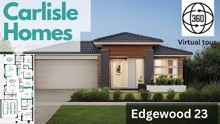 Display Home Carlisle Homes Edgewood 23 Virtual Tour [upl. by Ariet]