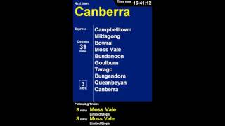 Sydney to Canberra Train DVA [upl. by Diarmid]