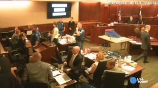 Woman in James Holmes courtroom yells Dont kill him [upl. by Floyd]