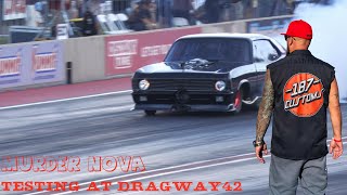 Street Outlaws 2023 No prep Kings Testing at Dragway 42 MurderNova [upl. by Dibri]