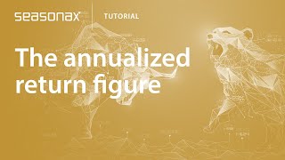 Seasonax Feature Tutorial The annualized return figure [upl. by Kyd]