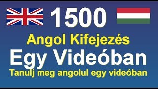 1500 Angol Kifejezések [upl. by Aynatal778]