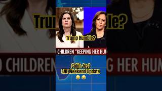 Kids keep Trump humble SNL weekend update shorts snlweekendupdate snl colinjost [upl. by Mcmath]