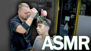 ASMR SLEEP MASSAGE  Amazing Barber Massage Asmr For Sleep Relief wyoungbarberveysel [upl. by Hayila]