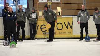 Eisstocksport Staatsmeisterschaft Meisterplayoff 2 Durchgang Seiwald Edla  Ladler Wang [upl. by Marquez]