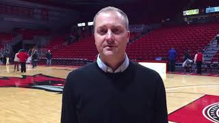 Southeast Missourian Christmas Tournament championship postgame interview Tigers coach Drew Church [upl. by Winnah]