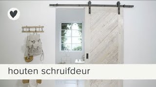 schuifdeur  vtwonen  DIY [upl. by Yenrab408]