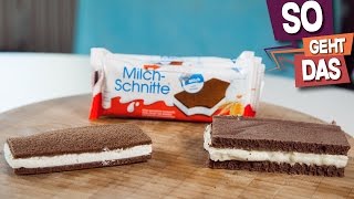 MILCHSCHNITTE einfach und BESSER selber machen [upl. by Ailati]