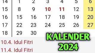 kalender 2024 [upl. by Nosidda229]