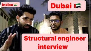 Structural Design Civil Engineer Interview Dubai  Civil Engineer FBH [upl. by Salis253]