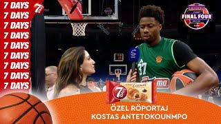 Kostas Antetokounmpo ile FinalFour ÖZEL RÖPORTAJ [upl. by Jarita]