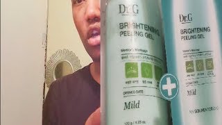 Dr G Brightening Peeling Gel for Dark Spots Acne and Skin Whitening with Kojic Acid Soap [upl. by Sweatt887]