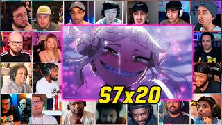 07x20 URARAKA VS HIMIKO TOGA  My Hero Academia Season 7 Episode 20 Reaction Mashup 僕のヒーローアカデミア [upl. by Khoury986]