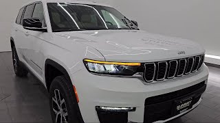 2025 Jeep Grand Cherokee L Limited Bright White Clearcoat New walk around for sale in Fond Du Lac [upl. by Casavant681]