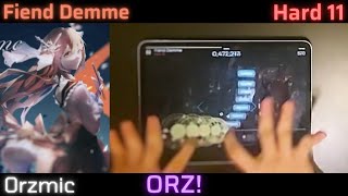 【Orzmic】Fiend Demme Hard Lv11 ORZ rank [upl. by Ceil349]