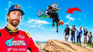 Beginners Try Backflipping Motorcycles With Travis Pastrana [upl. by Jarrid]