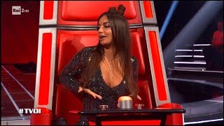 TUTTO IL TRASH DI ELETTRA LAMBORGHINI A THE VOICE  THE BEST OF ELETTRA LAMBORGHINI BLIND 5 [upl. by Neelahs]