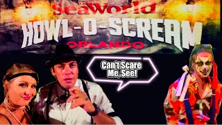 HowlOScream 2024 at SeaWorld Orlando  Steve Gets the HeebieJeebies 🎃😱 [upl. by Kcirb]