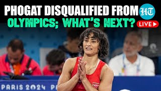 Paris Olympics LIVE  Vinesh Phogat Disqualified Ahead Of Gold Medal Bout Billion Hearts Break [upl. by Wrennie113]