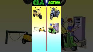 OLA vs Activa❓Compare shorts viral [upl. by Suolevram]