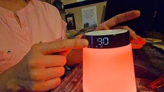 Review for AFEXOA Wake Up Light Sunrise Alarm Clock [upl. by Fairweather]