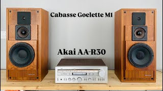 Akai AAR30  Cabasse Goelette M1 [upl. by Yrtsed327]