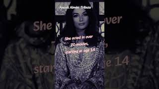 Anouk Aimée Tribute 19322024 beautiful oldisgold 1960s [upl. by Bunns666]