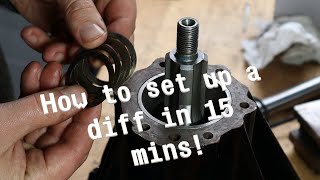 How to set up Diff Pinion Shaft Bearings for a Land Rover Series 2 in under 15 minutes [upl. by Aicirtal313]