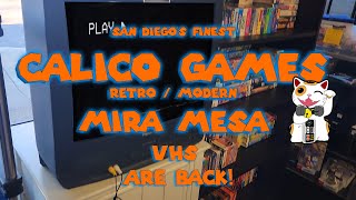 Retro Game Store Brings Back VHS Calico Games Mira Mesa  Fall 2024 [upl. by Appleby191]