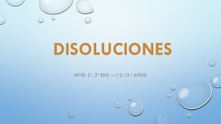 🤷‍♂️ DISOLUCIONES Ejercicios sobre disoluciones Física y Química 2º y 3º ESO Soluto [upl. by Anais]