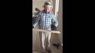 Window sills How to measure cut and install your own window sills and trim [upl. by Ilsel]