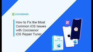 How to Fix the Most Common iOS Issues with Cocosenor iOS Repair Tuner [upl. by Thisbee]