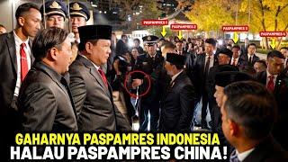 SIGAP PASPAMPRES Cegat PENGAWAL China Saat Prabowo Tiba di Beijing Presiden RI Disambut Meriah [upl. by Marchelle]