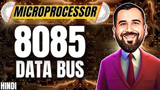 8085 Microprocessor Data Bus Explained in Hindi [upl. by Fia82]