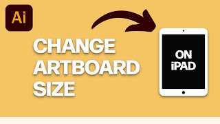 How to Change Artboard Size in Illustrator Ipad and Add Another Artboard illustratoripadtutorial [upl. by Nattie]