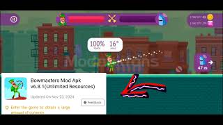 Bowmasters Mod Apk v681Unlimited Resources [upl. by Pace]