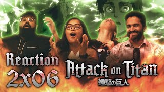 Attack on Titan  DUB 2x6 Warrior  Group Reaction [upl. by Auerbach]